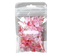 Nail Charm - 100 x Nail Bunny Strawberry Bow Charm | Suggerimenti Per Manicure Carini, Decorazione Per Abbellimento Per Incontri, Viaggi Quotidiani, Eventi, Accessori Per Fai Da Te