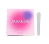 Nail Color Mixing Paper - 100 pezzi Art Tool, waterproof Nail Gel Mixing Palette Sheets | Trasparente Paper, Practical, Portatile, Cosmetics, Manicure, Coloring, Practice For Women