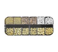 Nail Decorations, Nail Kit, 1.97x5.12 Inches Sea Theme 3d Set Long Lasting Rhinestone, Manicure Accessories for Wedding, Party, Girls Use, Daily Home and Travel Salon