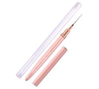nail design Brushes - Fine Striping Liner, UV Gel Painting Pen, Thin Acrylic Detail Tool | Precision Drawing Tip, Manicure Model Artwork Hobbyist Present Metal Barrel Protective Coated Cap Lid