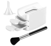 Nail Dip Container - Double Layer 2-in-1 Powder Tray, Glitter Saver Holder, Portable Manicure Tool | Dip System For Clean Application Storage Use For Salon Home Care Accessory