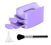 Nail Dip Container - Double Layer 2-in-1 Powder Tray, Glitter Saver Holder, Portable Manicure Tool | Dip System For Clean Application Storage Use For Salon Home Care Accessory