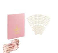 Nail Display Book - Portable 216 Colors Chart for Professional Use, Foldable Binder with Label Slots, Organizer for Salon, Styling Station, Practice Room, 11.42x8.46 inches