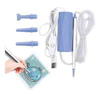 Nail Dotting Tools, USB Electric Vacuum Dottings Pen, Precision Craft Tool for Beginners Adults Children Art Projects and Nails Creations at Home or Salon, Carpentry, 15cm
