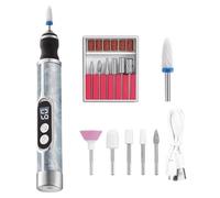 Nail Drill Professional, High Speed Machine, Digital Display Tool with Rechargeable Power, Compact Utility with Ergonomic Build, Grooming Accessory, Reliable Aid for Home Salon Travel Toenail Shaping