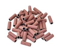 Nail Drill Sanding Bands - Abrasive Material 0.45x1.3cm | 50 Pieces Nail File Sanding Bands With Storage Case | For Travel Business Trip Party Indoor School Manicure Pedicure Nails Care Use