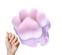 Nail Dust Brush - Cat Paw Manicure, 3.5cm Powder Brush Gear for Grooming, Nail Dust Tool, Manicure Supply Piece with Soft Synthetic Bristles, Debris Removal Tool for Brushing Dusting and Cleaning