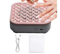 Nail Dust Collector,5500RPM Portable Duster With Filter - 2 Modes Powerful Rechargeable Nail Dust Collector Quiet,for Beginner Gel Salon Home Cleaning