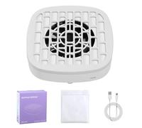 Nail Dust Collector - 80W Low Noise Vacuum Fan for Beginner, Home Salon with Powerful Suction, Manicure Cleaner for Gel Polish Pedicure Acrylic Polishing, Purple