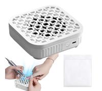 Nail Dust Collector - Rechargeable Manicure Duster Cleaning Tool | Nail Dust Extractor for Home, Salon, Commercial Use, Parties, Vacations, Daily Use, Casual Gatherings, Beauty Care