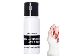 Nail Extension Gel, 20ml Quick-Drying Polish Smoothing Liquid, Portable Manicure Extension, Ideal for and Design, Easy to Use for Long-Lasting Results, Perfect for Home