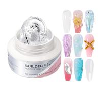 Nail Extension Gel, Sticky s for Sculpting & Carving, Fast Curing Formula with Durable Manicure, Perfect for Painting, Modeling, and Creative Nails Design