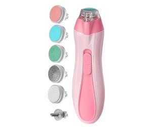 Nail Filer Electric Baby | Lima per unghie per bambini, alimentazione a batteria, set manicure con luce LED anti-pizzicamento, kit buffer per e ragazze