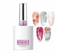 Nail Foil Transfer Gel - Long-Lasting Resin Base With Fine Brush