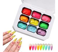 Nail Gel - 18ml Quick Dry Long Lasting Gradient Painting, High Saturation Solid Nail Gel Set For Manicure Salon Home Use, Professional Nails Art Gelling For Women Travel