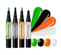 Nail Gel Pens Set, 4 Pieces Halloween DIY Manicure Supplies
