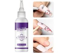 Nail Glue Remover, 120ml False Nail Removal Liquid, Quick Dry Gentle Formula, Easy Soak-Off Manicure Tool, Non-Irritating Nails Care, Ideal for Home Salon Travel Daily Use