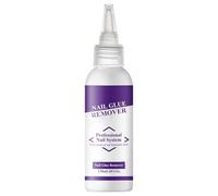 Nail Glue Remover, False Nail Extraction Liquid, Gentle Cleaning Formula, Easy Application Bottle, Home Travel Salon Use, 120 ml Clear 1 pezzo Manicure Glue Extraction for Girls