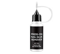 Nail Glue Remover - Gentle Formula 10ml | Fake Nail Adhesive Remover Manicure Glue Dissolver | Soft Removal Solution For Women Girls Home Travel Salon Beauty Brides Events Use
