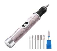 Nail Grinder For Human - Cordless Electric Nail File 4 Speed Adjustable | Toenail Sander For Thick Nails Acrylic Removal Polishing Shaping Tool | Professional Manicure Pedicure Care Device F́or Home