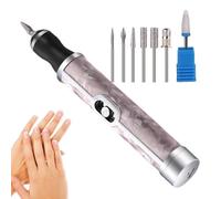 Nail Grinder Human - elettrica per unghie spesse, tagliaunghie elettrico per unghie dei piedi, levigatrice per unghie spesse, senza fili, 4 velocità, professionale per rimozione unghie acriliche