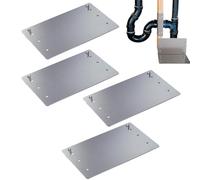 Nail Guard Plates - Stud Protector Shield Steel Safety, Steel Protection Plate System, Wall Cable Protector Use, Drywall Safety Guard Function, Wiring Pipe Shield Home Plumbing Electrical Install