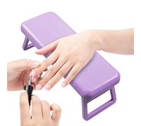 Nail Hand Rest, Foldable Arm Holder, 11.02x4.13in Manicure Support Stand, Comfortable Padded Cushion, Stable Non-Slip Base for Home Use and Professional Nails Salons