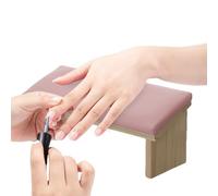 Nail Hand Rest - Nail Arm Rest | Legno PU Leather Manicure Braccio Pad | Unghie Lucidatura Braccia Rests |Unghie Art Stand Rêst per la casa| Supporto per la mano per Naîl Tech | Braccio manicure per