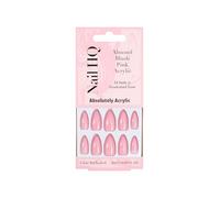 Nail HQ Almond Blush Pink Acrylic Nails (24 Pieces)