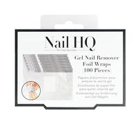 Nail HQ Gel Nail Remover Foil Wraps - 100 Pieces