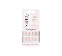 Nail HQ Square Bold French Acrylic Nails (24 Pieces)