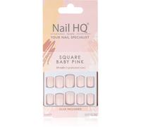 Nail HQ Square Unghie finte colore Baby Pink 24 pz