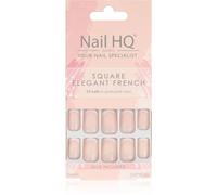 Nail HQ Square Unghie finte Elegant French 24 pz