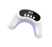 Nail Lamp, UV LED Gel Curing Light, Quick-Dry Nail Polish Tool, Foldable Compact Design, Low Heat Mode, Home Salon Manicure for Girls Women Travel Use, 8.19x3.19x4.8 Inches