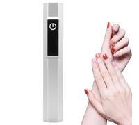 Nail Lamp, Wireless Flash Light, LED Display Screen, Timing Modes, Quick-Dry Gel Curing, 4.53x0.79x0.79inches Compact Rechargeable Design, Manicure Tool for Beginners