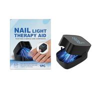 Nail Light Device, Safe Rechargeable Tool, Toenail Lamp with Adjustable Timer, Nail Care Equipment with Gentle Uv Led, Beauty Tool, Light Device for Thickened Discolored Toenails Women Home Salon Use