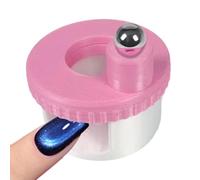 Nail Magnet - 360 Degree Rotating Beauty Tools | Strong Glass Bead Nail Magnet with Smooth Rotating Mechanism for Creative Art and Magnetic Design with Compact Handle for Beginner Women Girls Pro