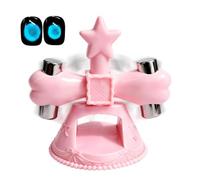 Nail Magnet, Automatic Rotating Cute Skirt Design Glass Bead Tool