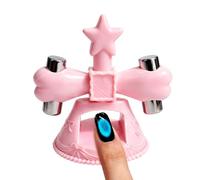 Nail Magnet - Cute Skirt Design Rotating Automatic Magnetic Glass Bead,