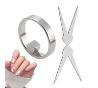 Nail Magnet Tool, Double Headed Manicure, 5 Inches Portable Magnet Stick with Easy Grip, Metal Nail Tool with Lightweight Design, Salon Apartment Dorm Accessory Creative Nails Art Function