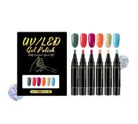 Nail Markers - 6 Colors Fine Tip Drawing Markers Accessory