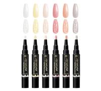 Nail Markers for Adults - 6 Pieces Pearlescent Fingernail Coating