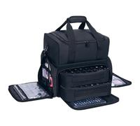 Nail Organizer Bag - 70 Bottle Large Capacity Tool Kit | Nails Bags for Nails Stuff | Naîl Art Kit Carrying Case | Women's Cosmetics Holder Holds with Holder & Shoulder Strap