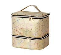 Nail Organizer Case - Cosmetic Bottle Carry Bag, Storage Travel System | Large Capacity Nail Storage Holder Unit, Portable 30 Bottle Arrangement Kit With Sturdy Handle For Beauty Essentials