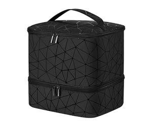 Nail Organizers and Storage 9,65 x 8,27 x 10,24 Inches | Double Layer