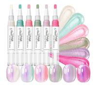 Nail Paint Pens - 6 Color High Shine Quick Dry Long Lasting Pen
