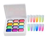 Nail Patting Gel - 12 Colors Manicure Paint | Gel Nail Paint Palette