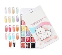 Nail Patting Gel Palette - 18 Colors Gradient Solid Paint, Gel, Professional Painting Tool, Creative Manicure Accessory | Versatile Jell May Use For Women Home Salon Art Design Beauty Profess