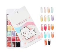 Nail Patting Gel Palette - 18 Colors Solid Gradient Manicure Paint, Beginner Friendly Nail Gel Paint For Women Professionals Home Salon Art Design UV LED Soak Off Kit DIY Art Tools