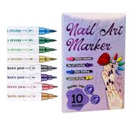 Nail Pen Set, High-Pigment Double Tip Gel Markers for Precise and Vibrant Manicure Art with Easy Application, Nail Design Tool for Girlfriend, Professionals, Beginners, Women, Mothers